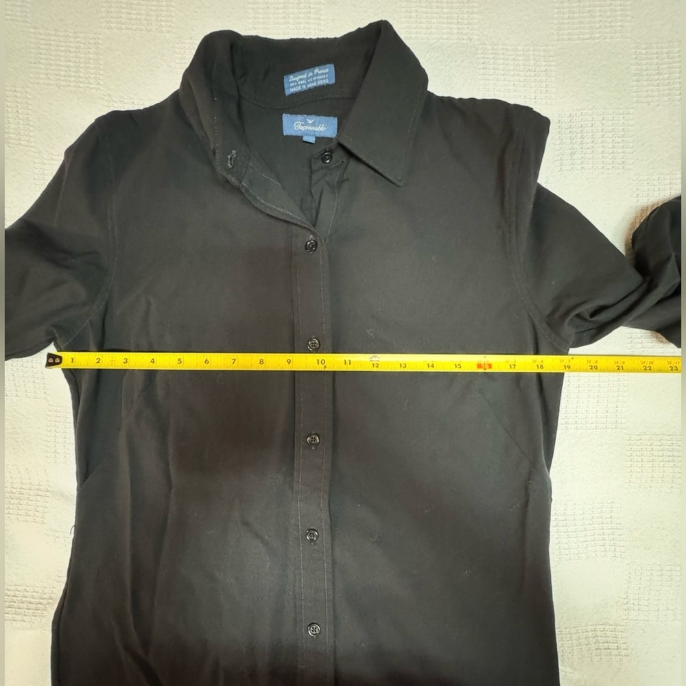 Faconnable Classic Black, Button-Down Long Sleeve… - image 7